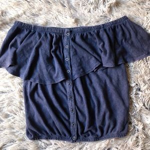 Free People Off The Shoulder Blouse